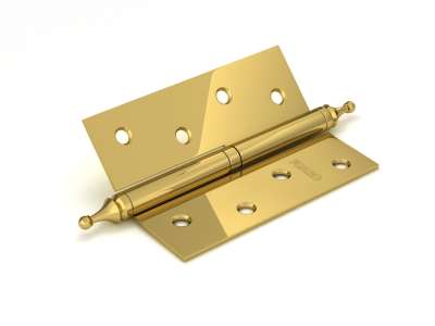 Hinge removable 4104 100x75x2,5 PB left (brass) left