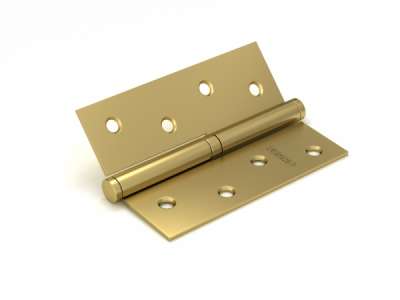 Hinge removable 4134 100x75x2,5 SB left (mat. gold) left