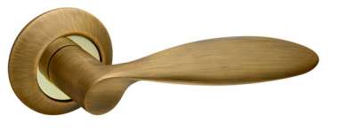 Door handles on rose 102 R02 AB/GP-7