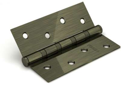 Hinge universal 4BB/BL 125x75x2,5 AB (bronze) BLISTER
